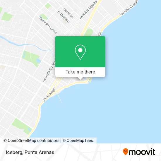 Iceberg map