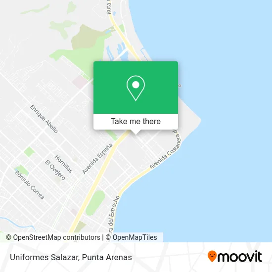 Uniformes Salazar map