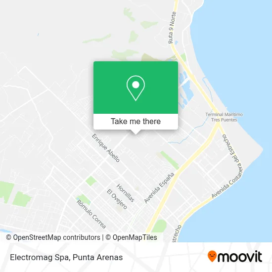 Electromag Spa map