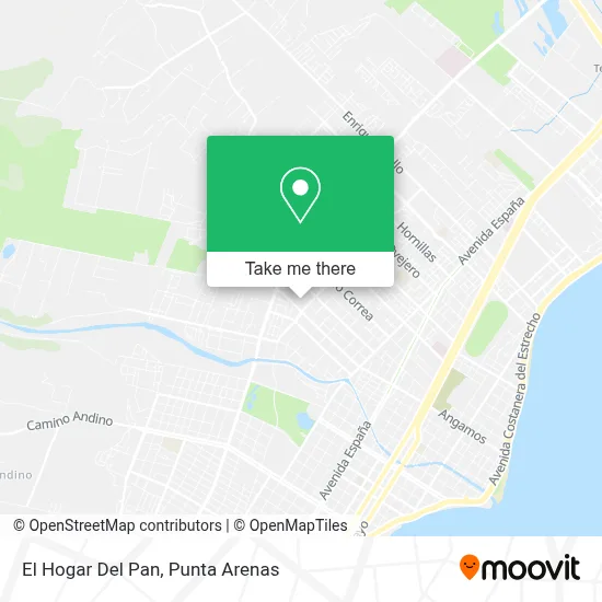 El Hogar Del Pan map