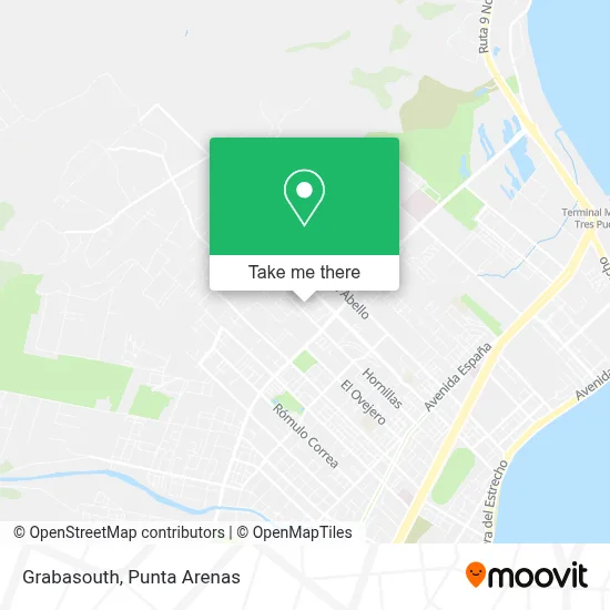 Grabasouth map