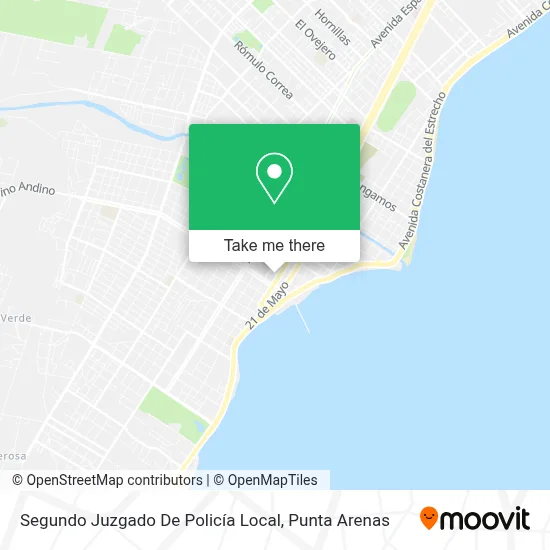 Segundo Juzgado De Policía Local map
