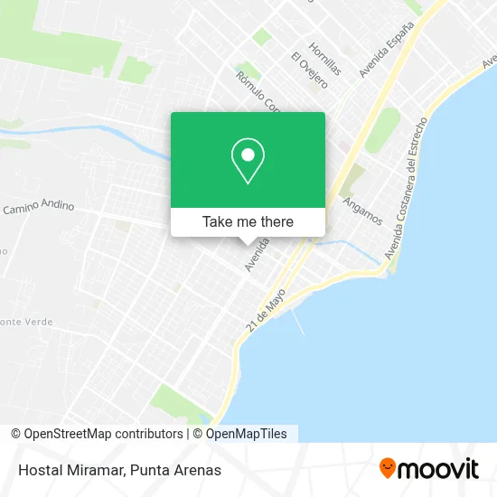 Hostal Miramar map