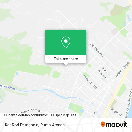 Rat Rod Patagonia map