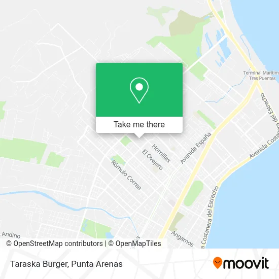 Taraska Burger map
