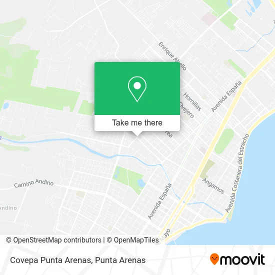 Covepa Punta Arenas map