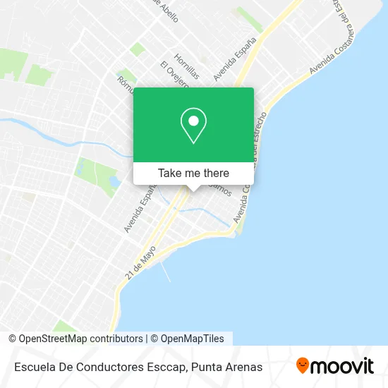 Escuela De Conductores Esccap map