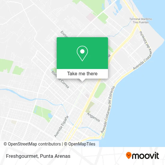 Freshgourmet map