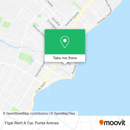 Figal Rent A Car map