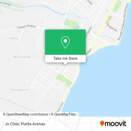 Js Chile map
