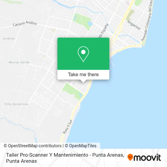 Taller Pro-Scanner Y Mantenimiento - Punta Arenas map