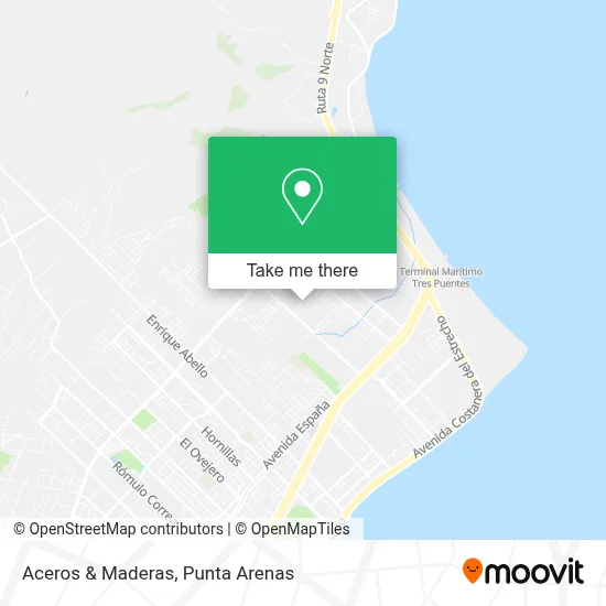 Aceros & Maderas map