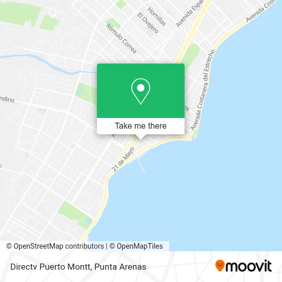 Directv Puerto Montt map