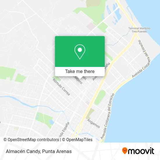Almacén Candy map
