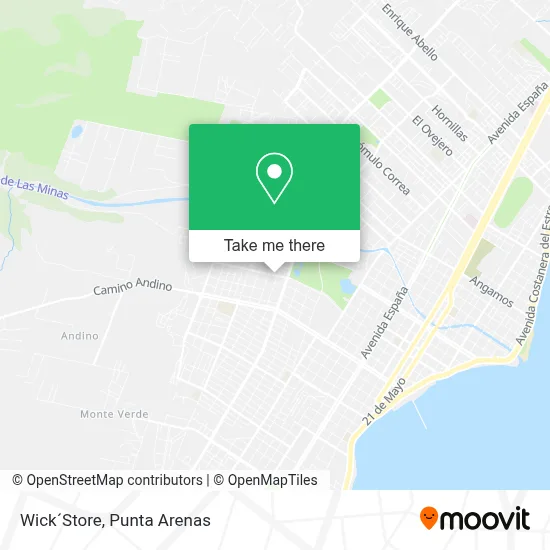 Wick´Store map