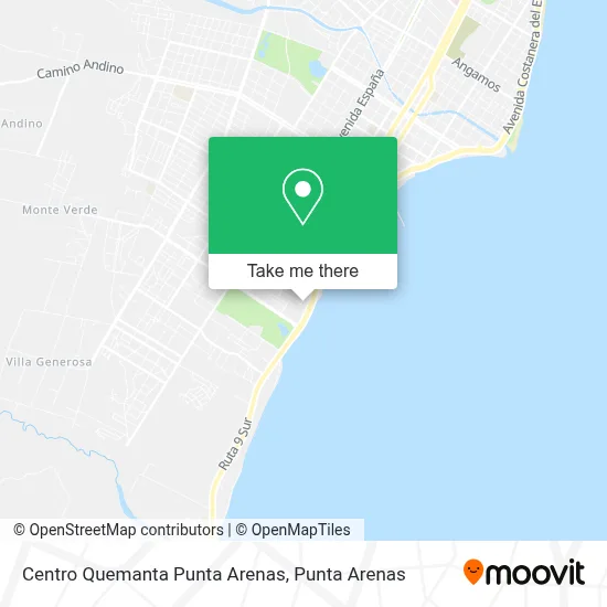 Centro Quemanta Punta Arenas map