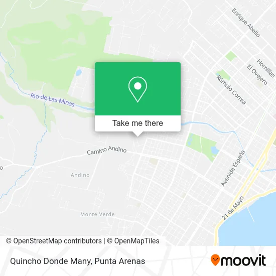 Quincho Donde Many map