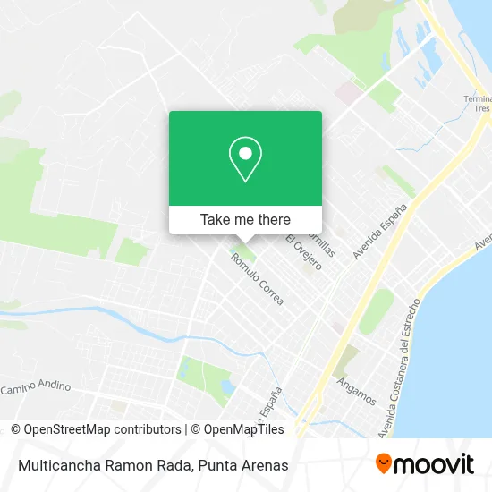 Multicancha Ramon Rada map