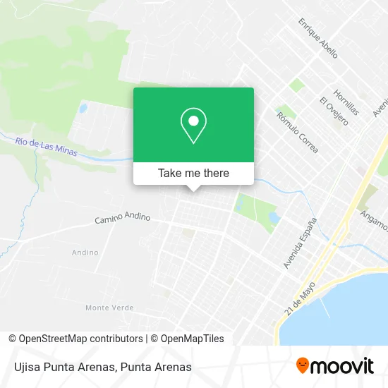 Ujisa Punta Arenas map