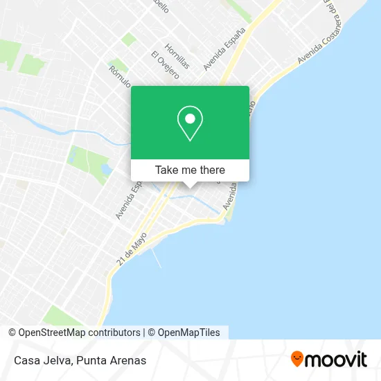 Casa Jelva map
