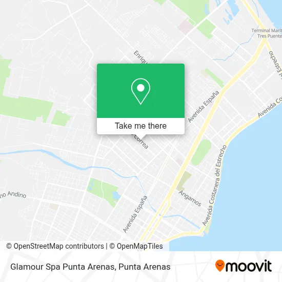 Glamour Spa Punta Arenas map