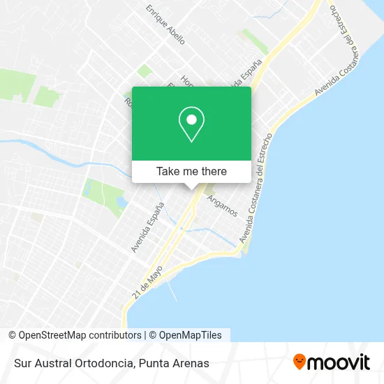 Sur Austral Ortodoncia map