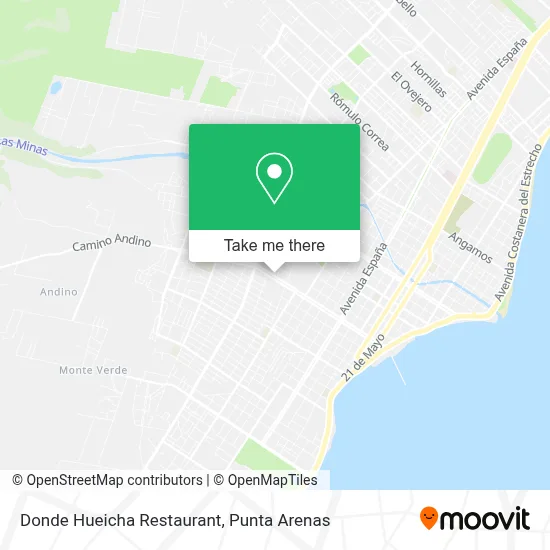 Donde Hueicha Restaurant map