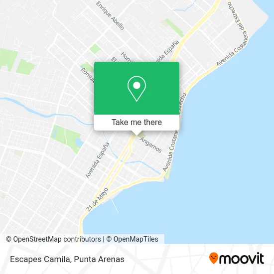 Escapes Camila map