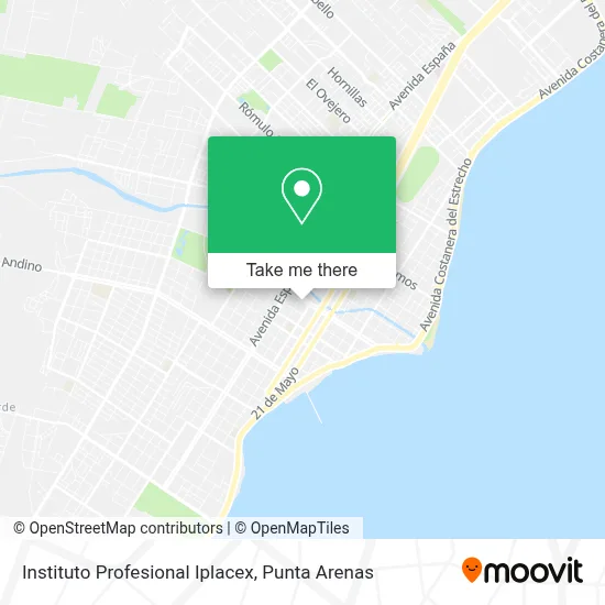 Instituto Profesional Iplacex map