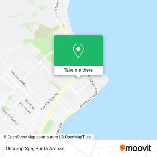 Olicomp Spa map