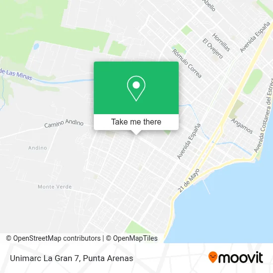 Unimarc La Gran 7 map