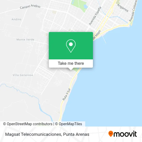 Magsat Telecomunicaciones map