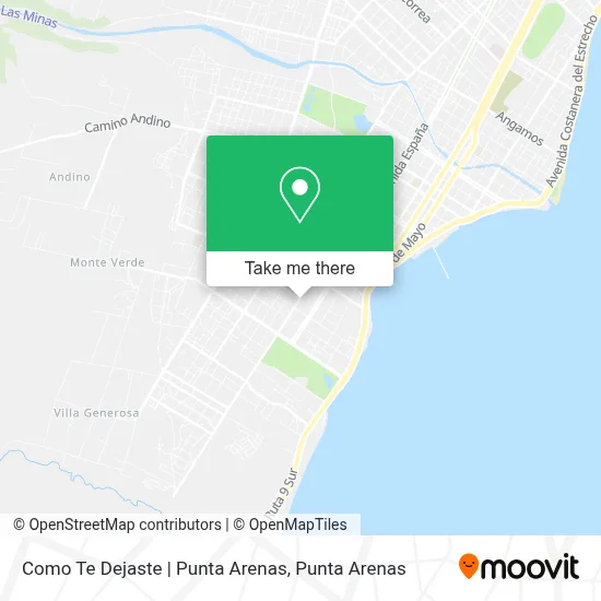 Como Te Dejaste | Punta Arenas map
