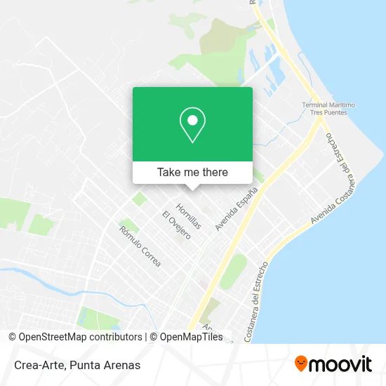 Crea-Arte map