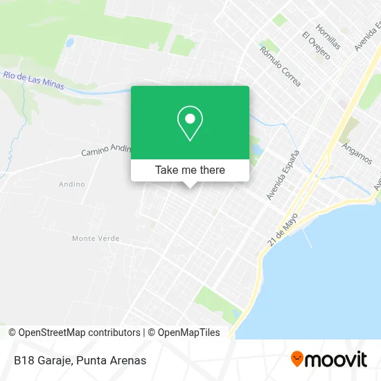 B18 Garaje map