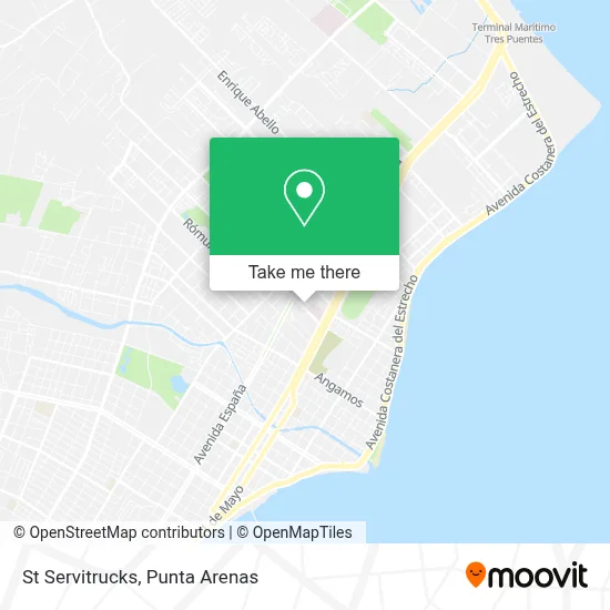 St Servitrucks map