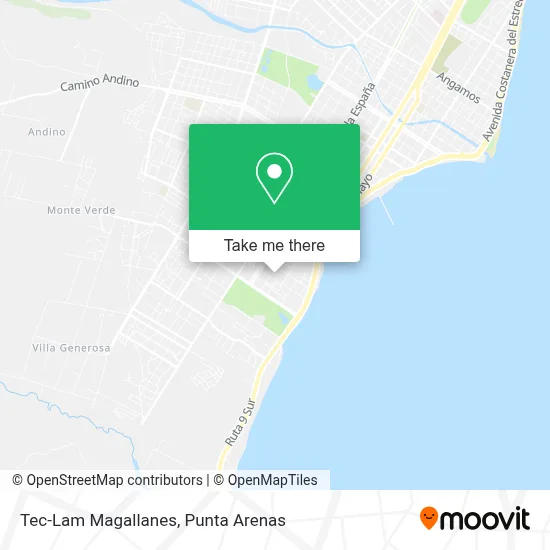 Tec-Lam Magallanes map