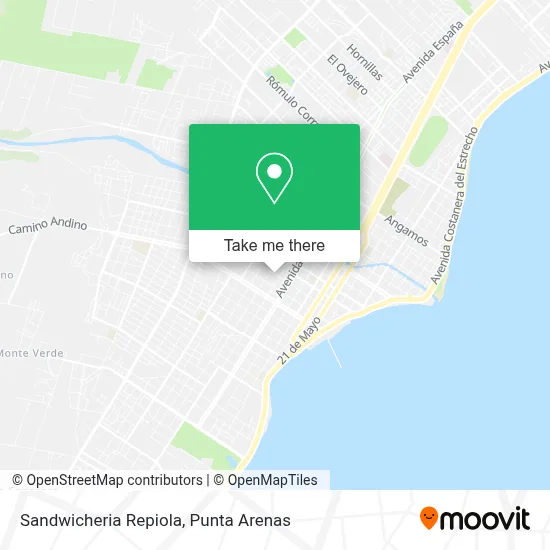 Sandwicheria Repiola map