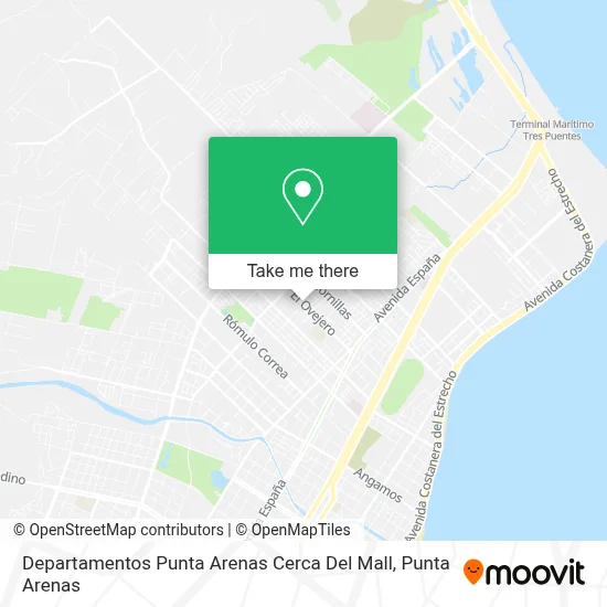 Departamentos Punta Arenas Cerca Del Mall map