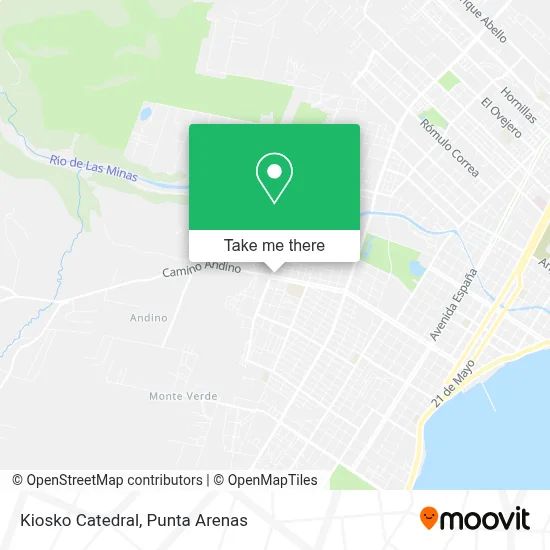 Kiosko Catedral map