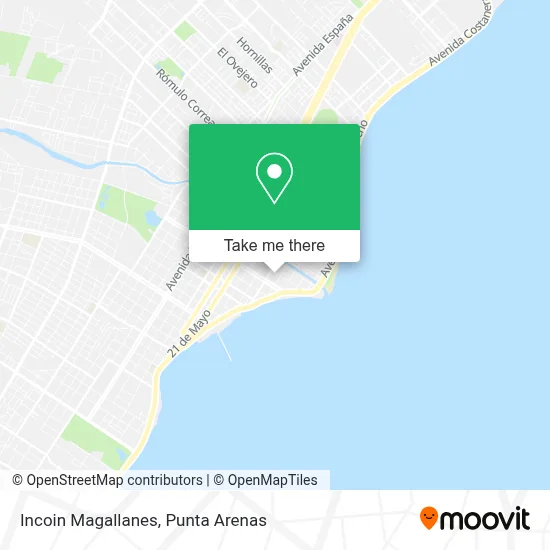 Incoin Magallanes map