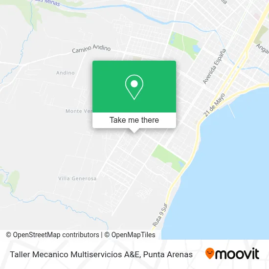 Taller Mecanico Multiservicios A&E map