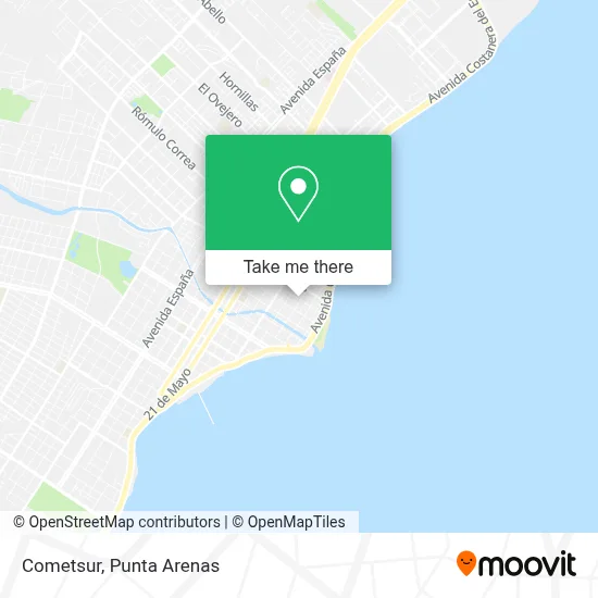 Cometsur map