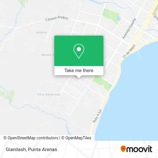 Gianilash map