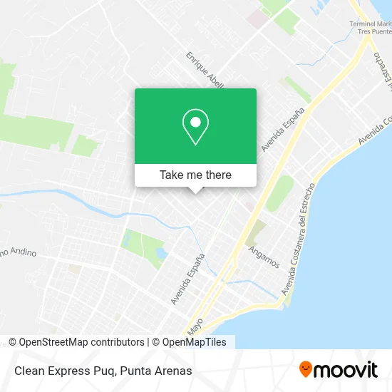 Clean Express Puq map