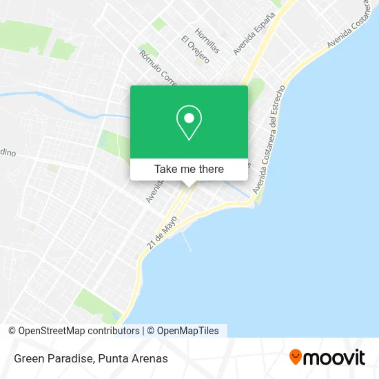 Green Paradise map