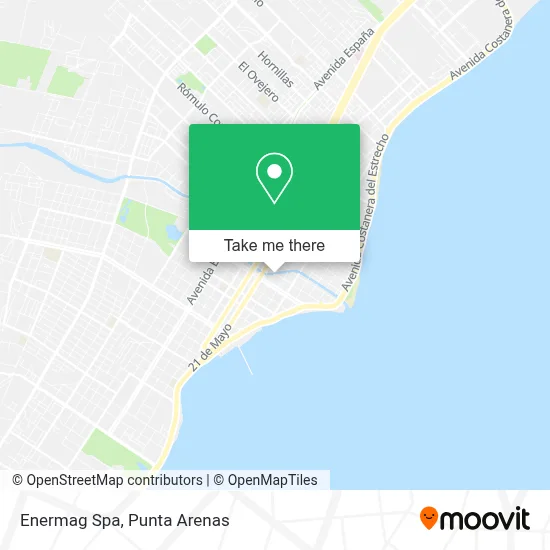 Enermag Spa map