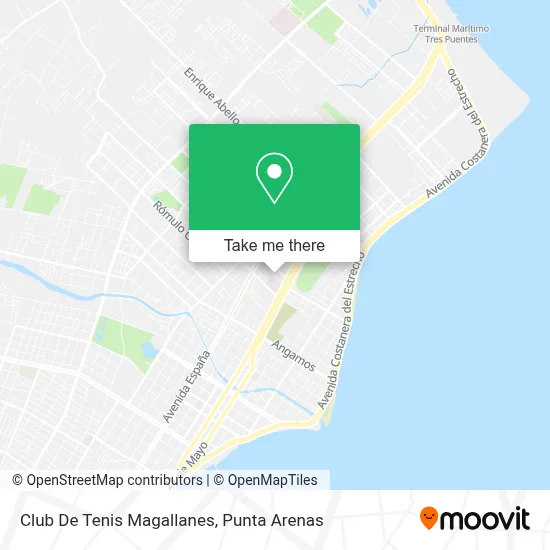 Club De Tenis Magallanes map