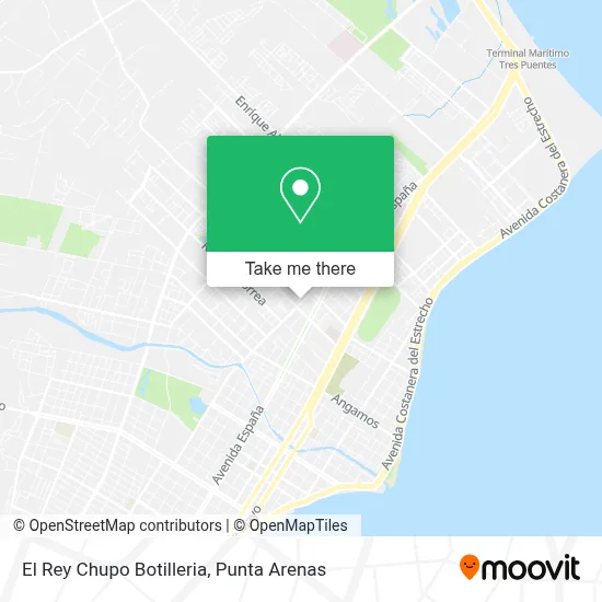 El Rey Chupo Botilleria map