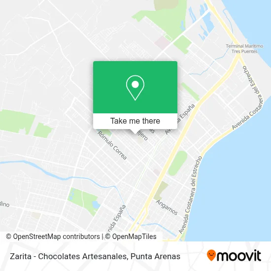 Zarita - Chocolates Artesanales map
